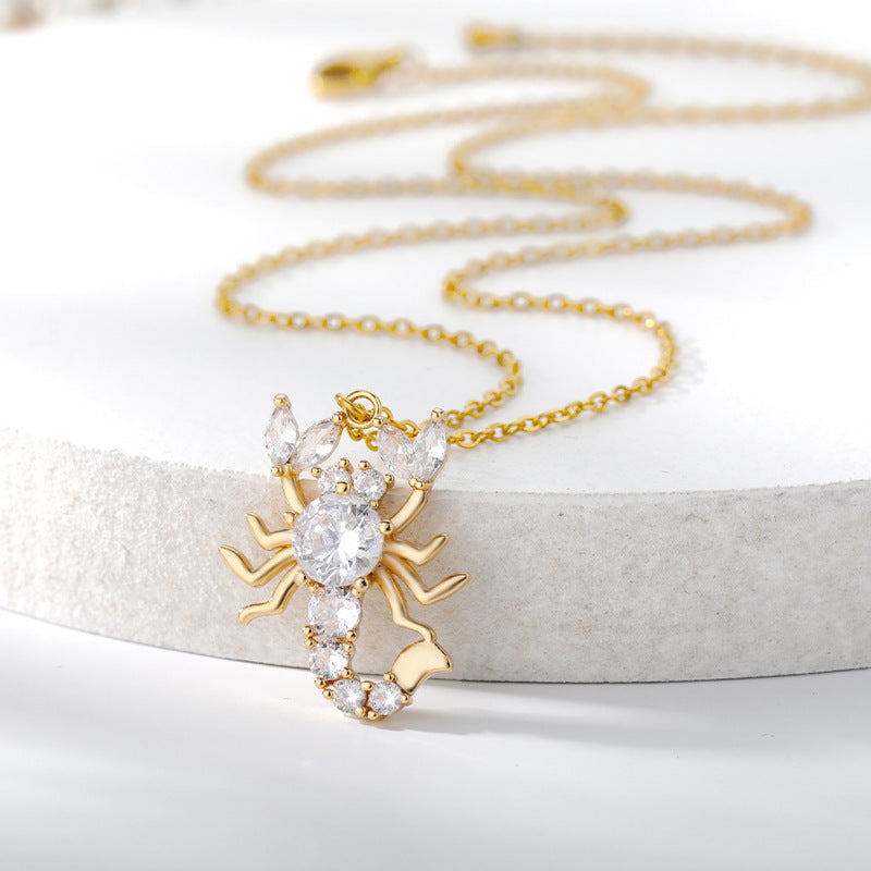 European And American Fashion Scorpion Necklace Gothic