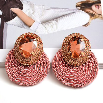 Earrings New Color Crystal Diamond Jewelry