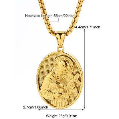 European And American Fashion Style Personalized Pendant Necklace Men's Cross