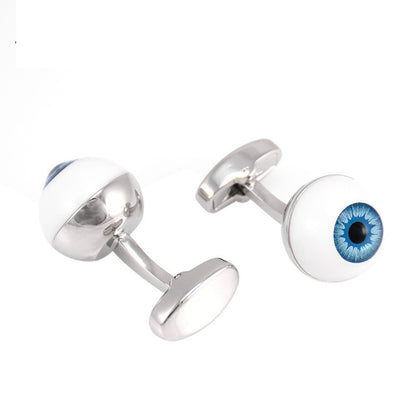 Blue Pupil Eye Shape Cufflinks