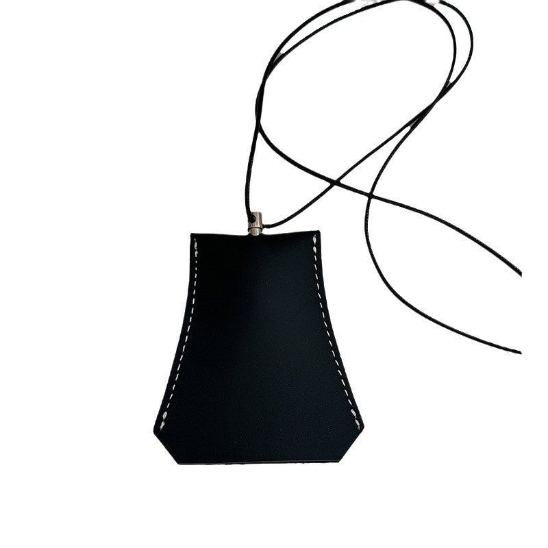 Long Leather Pull Necklace Niche Accessories
