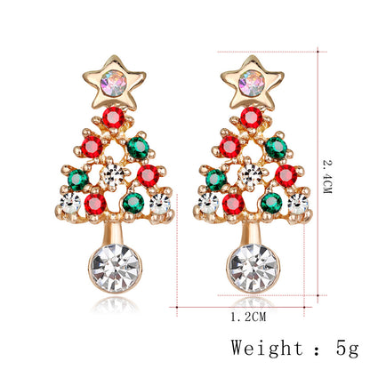 Christmas earrings jewelry