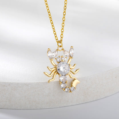 European And American Fashion Scorpion Necklace Gothic