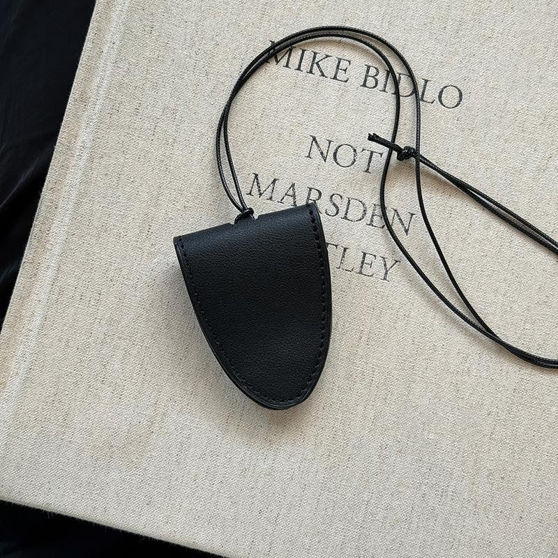 Long Leather Pull Necklace Niche Accessories