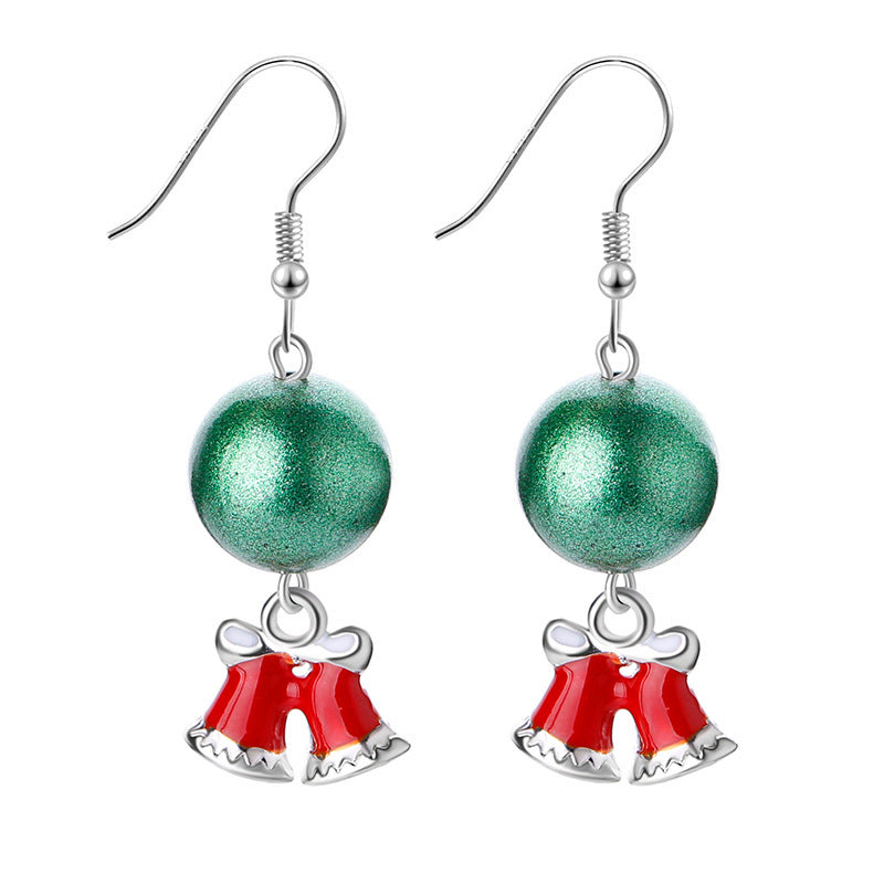 European And American New Jewelry Creative Personality Christmas Eve Christmas Earrings