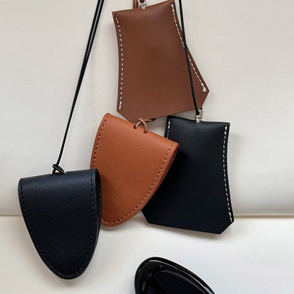 Long Leather Pull Necklace Niche Accessories