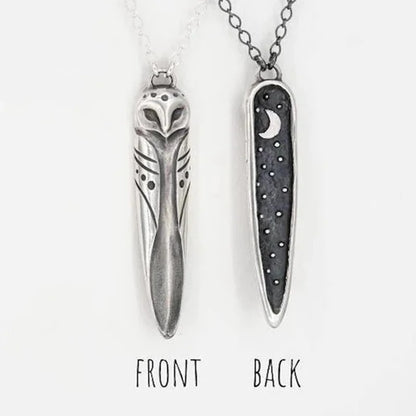 European And American Fashion Creative Owl Necklace
