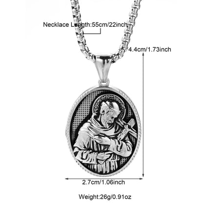 European And American Fashion Style Personalized Pendant Necklace Men's Cross