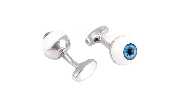 Blue Pupil Eye Shape Cufflinks