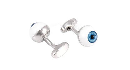 Blue Pupil Eye Shape Cufflinks