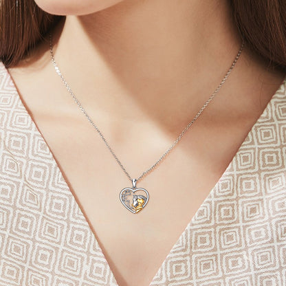 Beautiful Horse Boys Girls Pendant Necklace Gifts Locket Necklace that holds pictures for Family