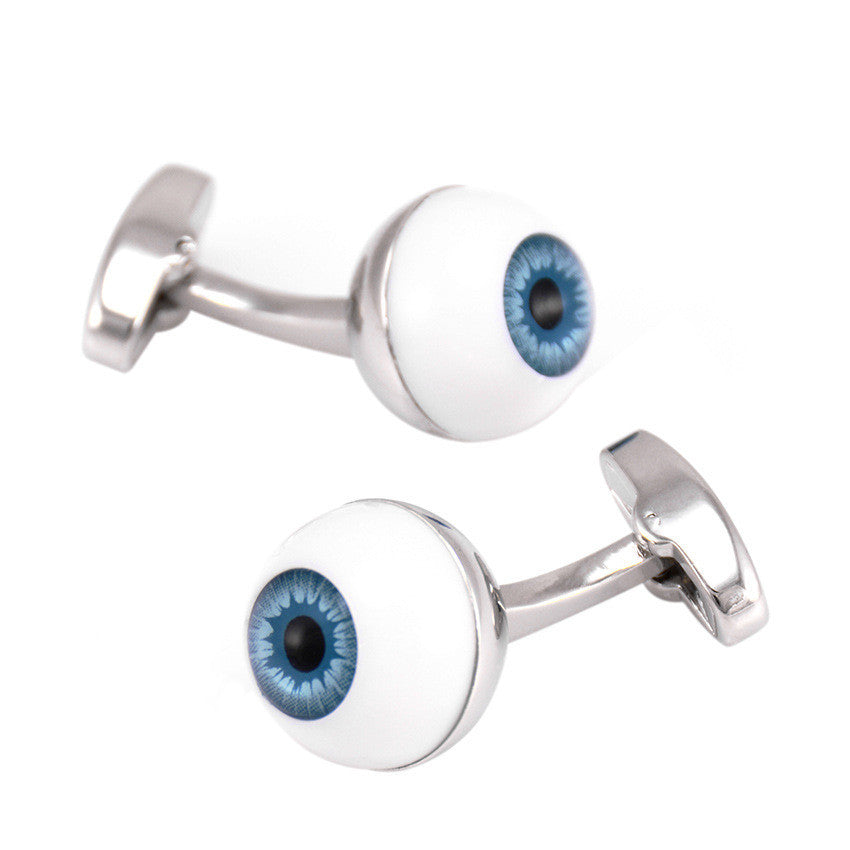 Blue Pupil Eye Shape Cufflinks