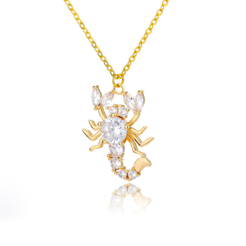 European And American Fashion Scorpion Necklace Gothic