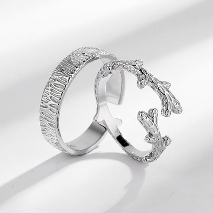 Tree And Vine Couple Rings For Men And Women