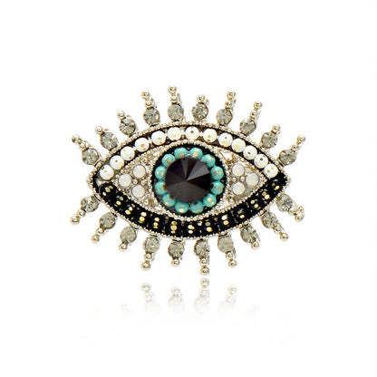 Stunning Women's Fashion Vintage Creative Devil's Eye Brooch