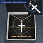Personalized Cross with Ball Chain
