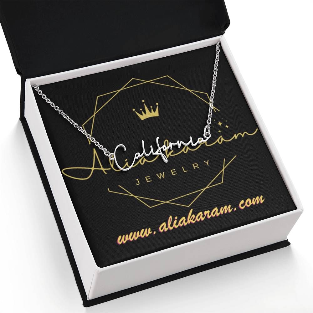Signature Name Necklace