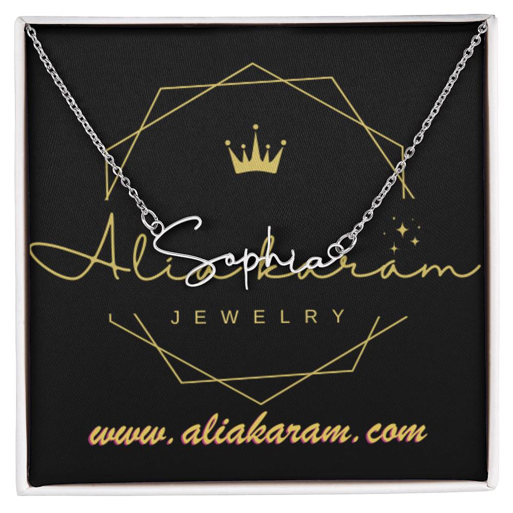 Signature Name Necklace