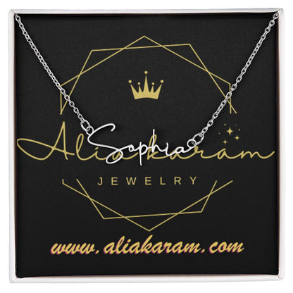 Signature Name Necklace