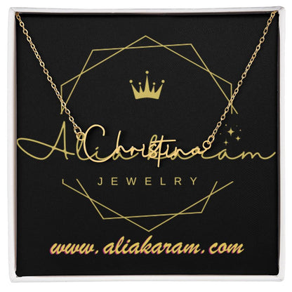 Signature Name Necklace