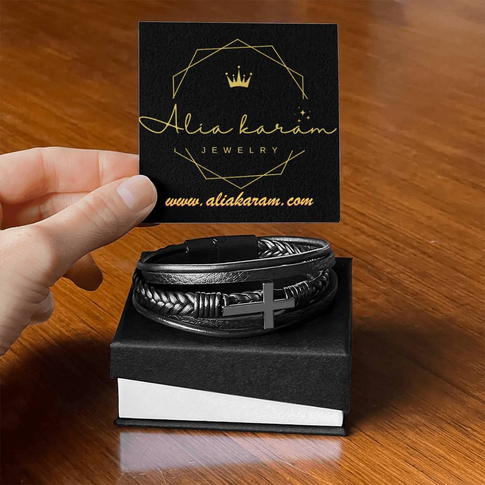 Men's Cross Bracelet