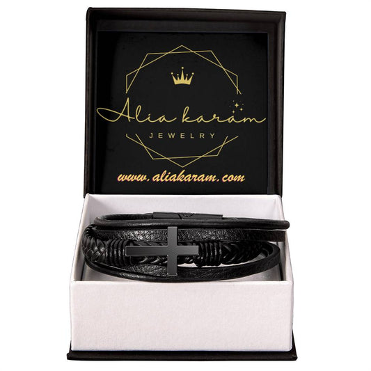 Men's Cross Bracelet