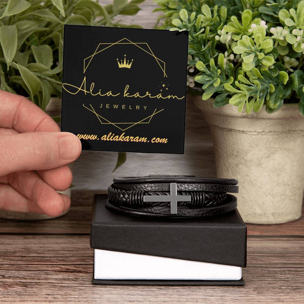 Men's Cross Bracelet