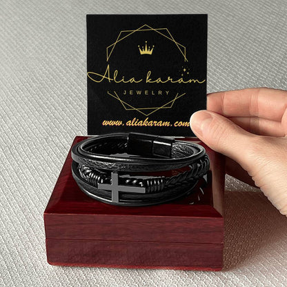 Men's Cross Bracelet