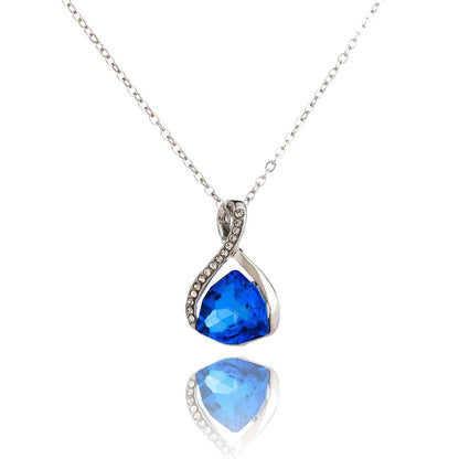 Crystal Necklace European And American Fashion Simple