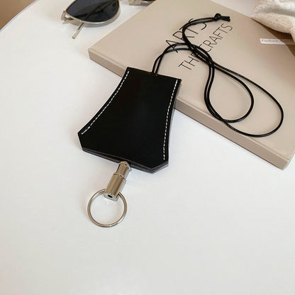 Long Leather Pull Necklace Niche Accessories