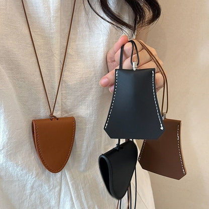 Long Leather Pull Necklace Niche Accessories
