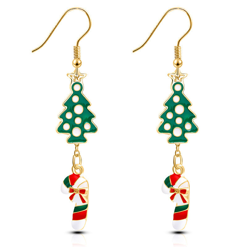 European And American New Jewelry Creative Personality Christmas Eve Christmas Earrings