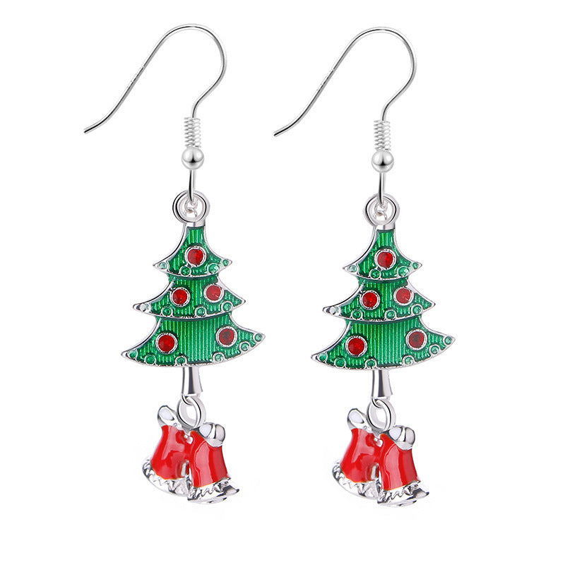 European And American New Jewelry Creative Personality Christmas Eve Christmas Earrings